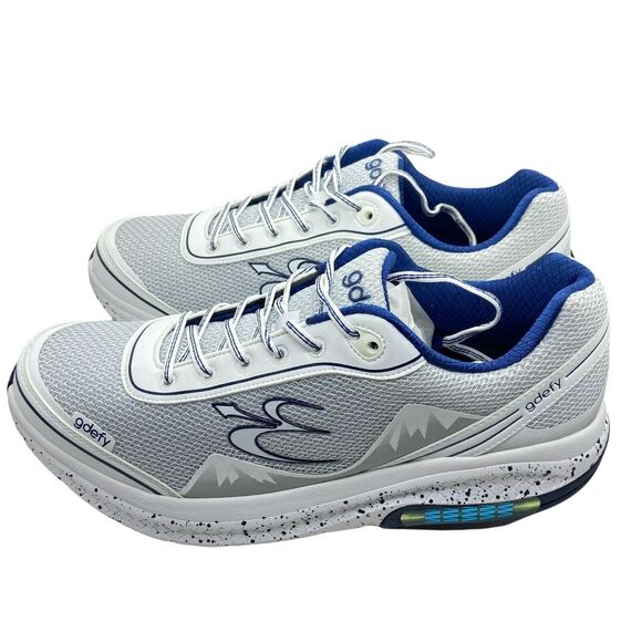 Gravity Defyer Men\'s Mighty Walk TB9024MWS White Silver Walking Shoes Size 14 M main image 8